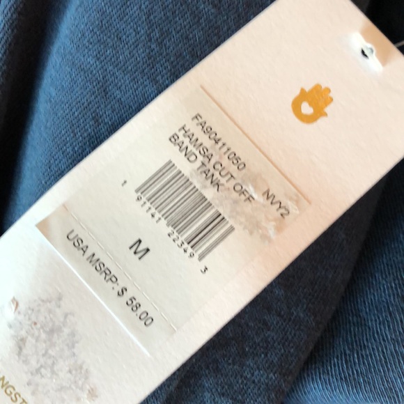 New Spiritual Gangster Hamsa Cutoff Band Tank Size Medium - Picture 3 of 8